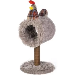 Prevue Pet Products Cozy Chicken 25.5-in Faux Fur Cat Tree -Pet Cat Supplies Store 354672 PT5. AC SS1800 V1662062840