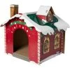 Frisco Holiday Santa's Workshop Cardboard Cat House -Pet Cat Supplies Store 360881 MAIN. AC SS1800 V1694813158