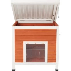 Frisco Outdoor Wooden Cat House With Retractable Roof -Pet Cat Supplies Store 361008 PT4. AC SS1800 V1658150709