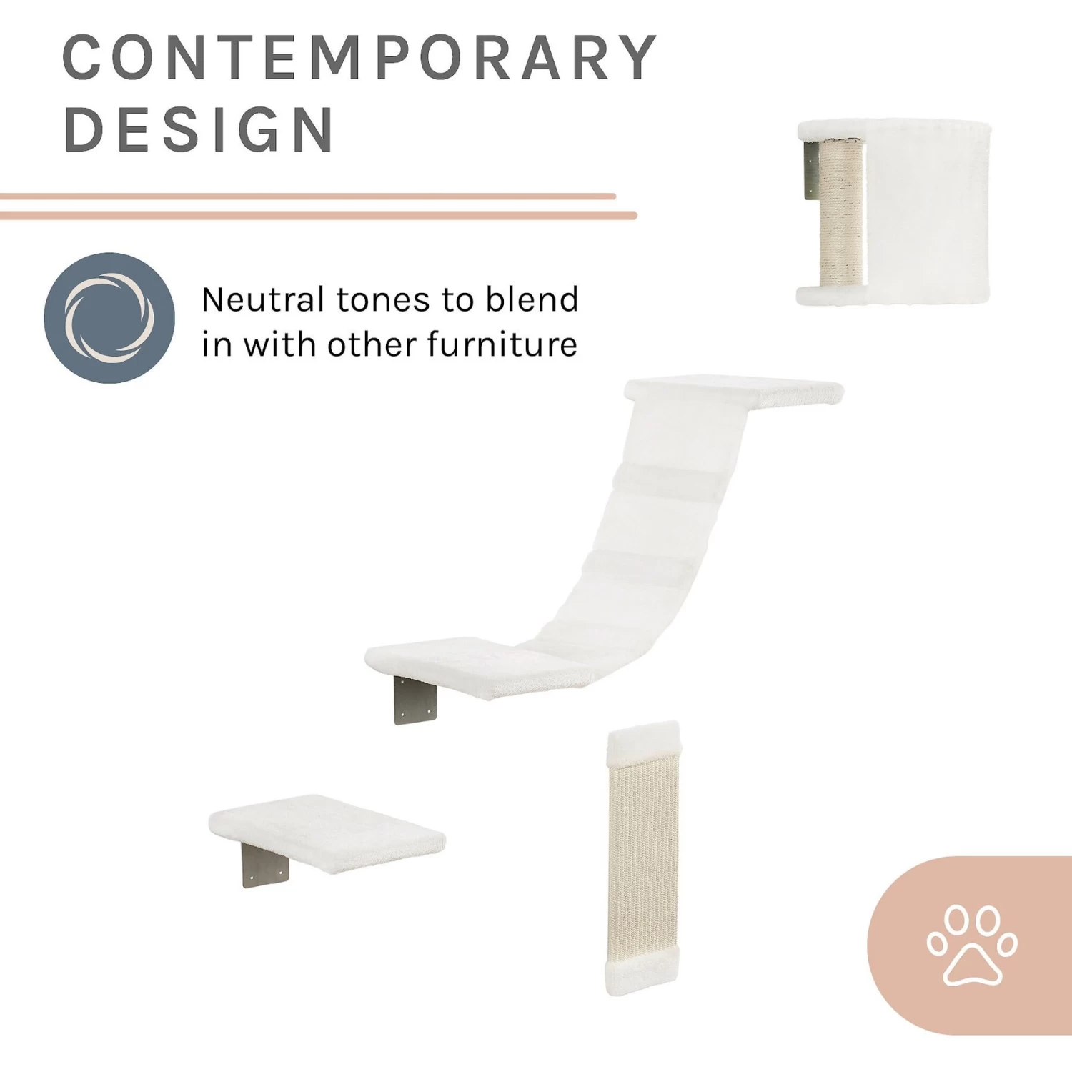 Sam's Pets Addison Wall Climber Cat Tree 6 Sam's Pets Addison Wall Climber Cat Tree - Image 4