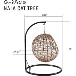 Sam's Pets Nala Hanging Egg Cat Condo -Pet Cat Supplies Store 373517 PT8. AC SS1800 V1647637916