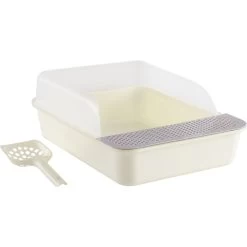 Sam's Pets Helix Cat Litter Box, White -Pet Cat Supplies Store 373533 PT8. AC SS1800 V1647638506