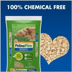 Feline Pine Original Non-Clumping Wood Cat Litter -Pet Cat Supplies Store 47407 PT1. AC SS1800 V1663797831