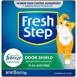 Fresh Step Odor Shield Febreze Scented Clumping Clay Cat Litter -Pet Cat Supplies Store 47418 PT6. AC SS1800 V1695137727