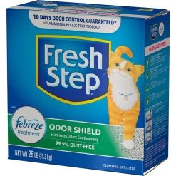 Fresh Step Odor Shield Febreze Scented Clumping Clay Cat Litter -Pet Cat Supplies Store 47418 PT7. AC SS1800 V1695138364