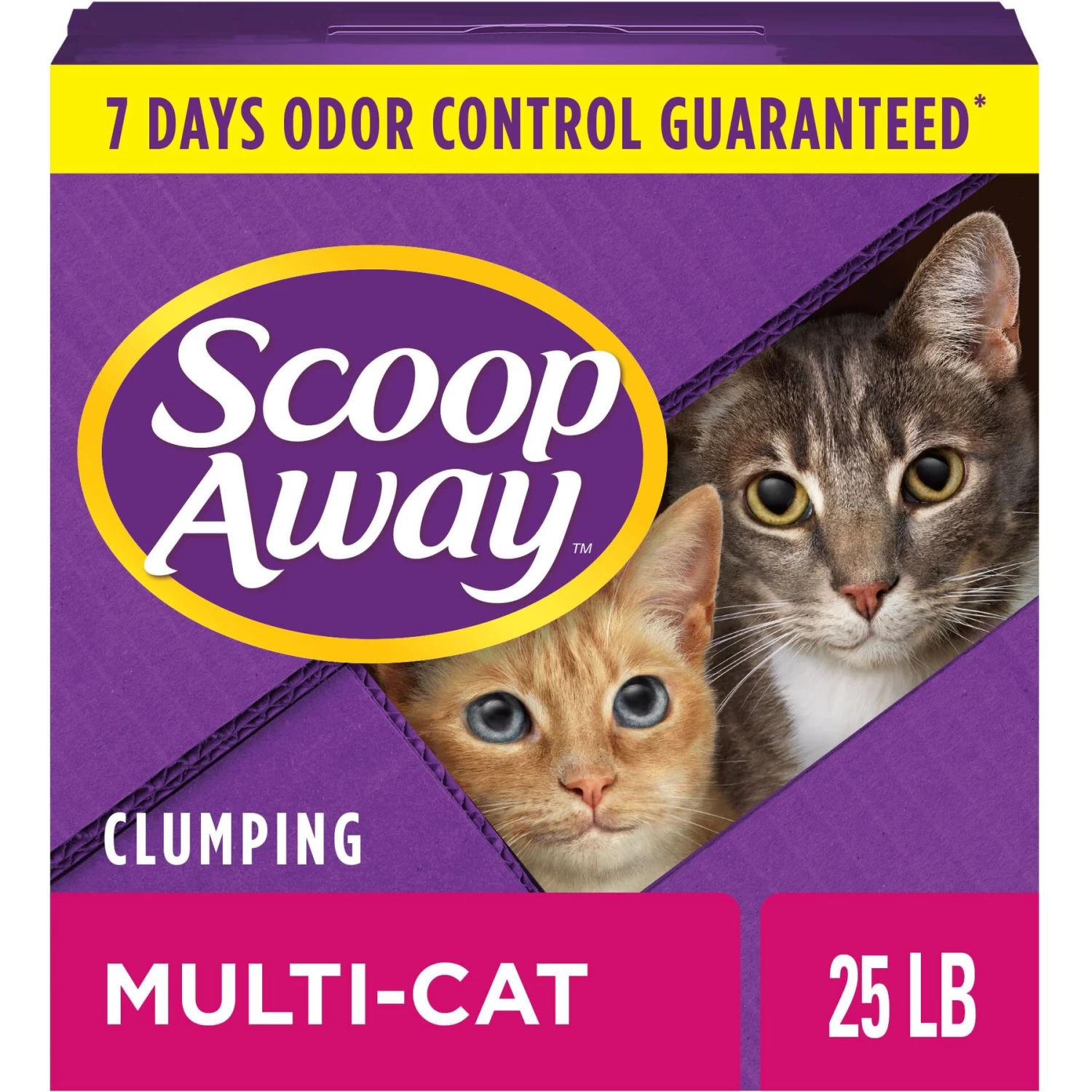 Scoop Away Multi-Cat Meadow Fresh Scented Clumping Clay Cat Litter 3 Scoop Away Multi-Cat Meadow Fresh Scented Clumping Clay Cat Litter