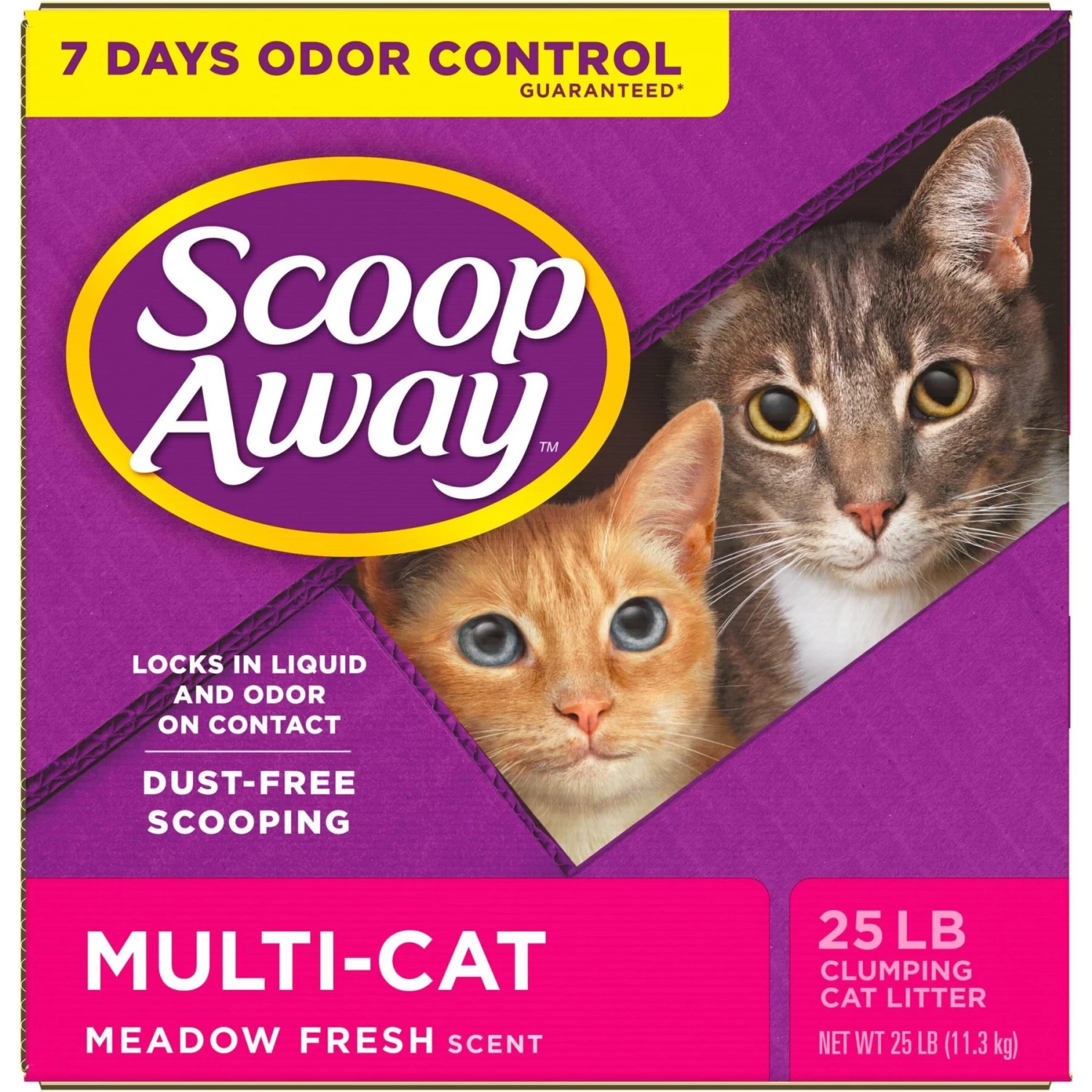 Scoop Away Multi-Cat Meadow Fresh Scented Clumping Clay Cat Litter 10 Scoop Away Multi-Cat Meadow Fresh Scented Clumping Clay Cat Litter - Image 8