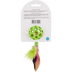 JW Pet Cataction Feather Ball With Bell Cat Toy -Pet Cat Supplies Store 53412 PT2. AC SS1800 V1526316596