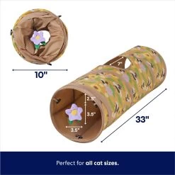 Frisco Spring Plush, Teaser, Ball & Tunnel Variety Pack Cat Toy With Catnip, 10 Count -Pet Cat Supplies Store 541590 PT1. AC SS1800 V1672780527