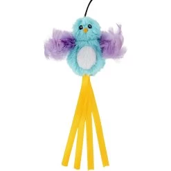 Frisco Bird With Feathers Teaser Wand Cat Toy With Catnip + 3 Items -Pet Cat Supplies Store 582510 PT4. AC SS1800 V1658238982