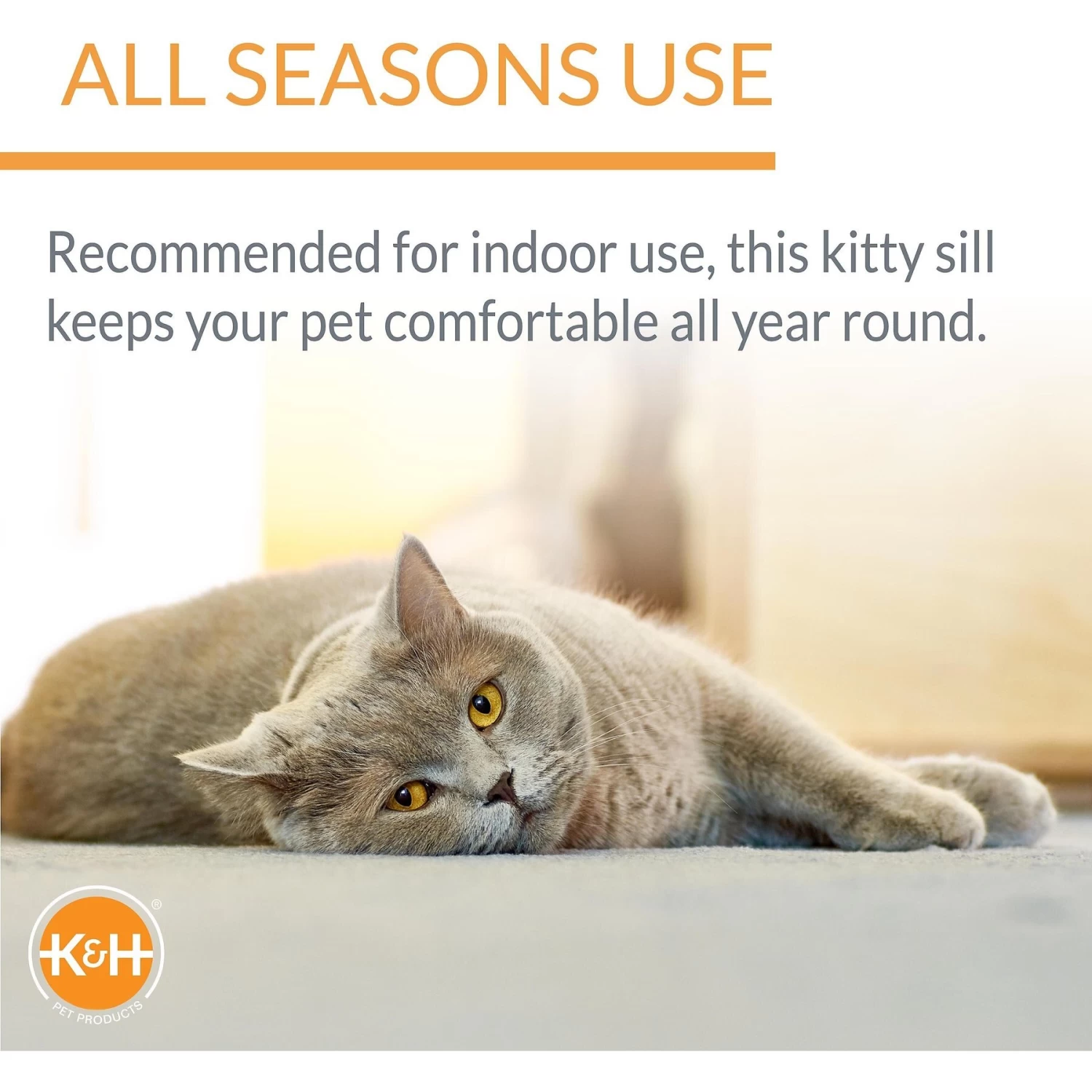 K&H Pet Products Deluxe Kitty Sill Cat Window Perch 7 K&H Pet Products Deluxe Kitty Sill Cat Window Perch - Image 5