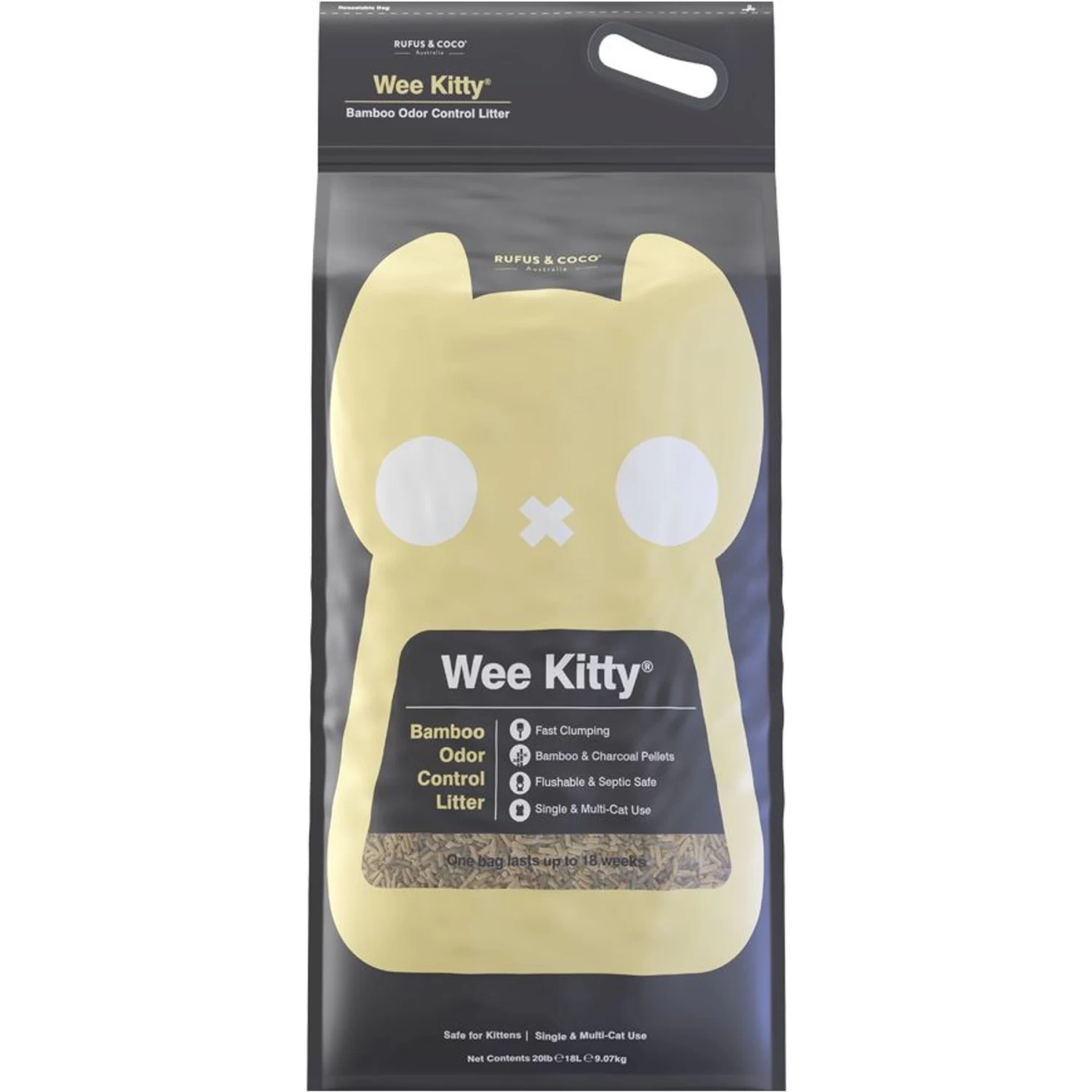 Rufus & Coco Wee Kitty Clumping Cat Litter 3 Rufus & Coco Wee Kitty Clumping Cat Litter