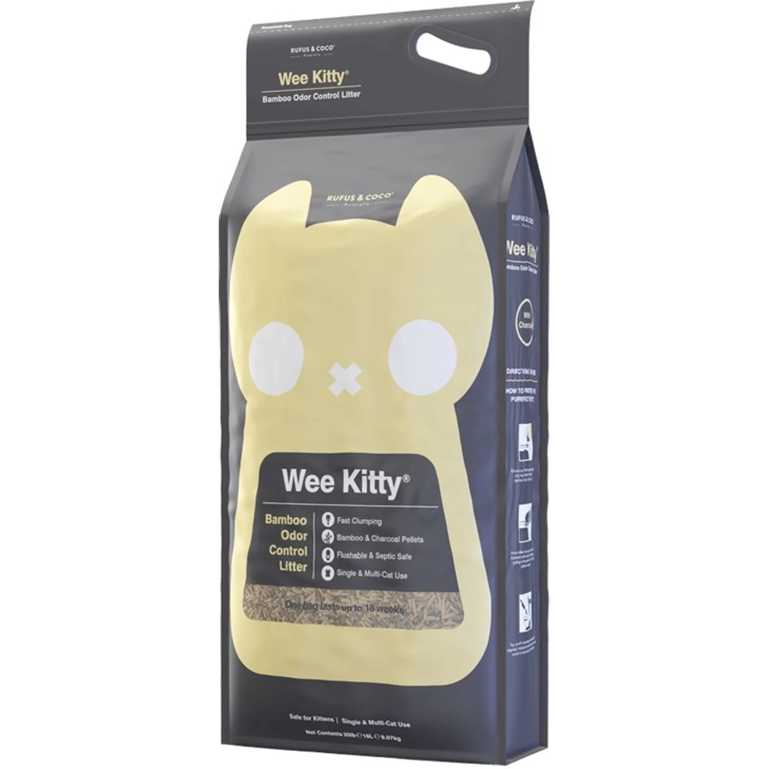 Rufus & Coco Wee Kitty Clumping Cat Litter 4 Rufus & Coco Wee Kitty Clumping Cat Litter - Image 2