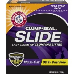 Arm & Hammer Litter Baking Soda Double Duty Cat Litter Deodorizer & Arm & Hammer Litter Slide Multi-Cat Scented Clumping Clay Cat Litter -Pet Cat Supplies Store 653654 PT4. AC SS1800 V1695319670