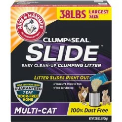 Arm & Hammer Litter Baking Soda Double Duty Cat Litter Deodorizer & Arm & Hammer Litter Slide Multi-Cat Scented Clumping Clay Cat Litter -Pet Cat Supplies Store 653654 PT5. AC SS1800 V1665505220