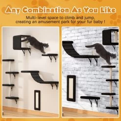 Coziwow Wall Mounted Shelves Set Cat Tree -Pet Cat Supplies Store 665862 PT5. AC SS1800 V1690397956