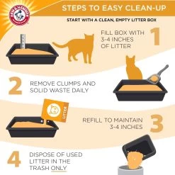 Arm & Hammer Litter Super Scoop Unscented Clumping Clay Cat Litter 16 Arm & Hammer Litter Super Scoop Unscented Clumping Clay Cat Litter -Pet Cat Supplies Store 67004 PT5. AC SS1800 V1663796900