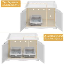 Yaheetech Litter Box Furniture Cat House 13 Yaheetech Litter Box Furniture Cat House -Pet Cat Supplies Store 677238 PT3. AC SS1800 V1687375572