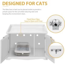 Yaheetech Litter Box Furniture Cat House 14 Yaheetech Litter Box Furniture Cat House -Pet Cat Supplies Store 677238 PT4. AC SS1800 V1687375633