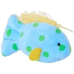 Multipet Look Who's Talking Fish Plush Cat Toy With Catnip