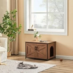 Unipaws Cat Litter Box Enclosure With Top Opening, Large 9 Unipaws Cat Litter Box Enclosure With Top Opening, Large -Pet Cat Supplies Store 680950 PT1. AC SS1800 V1666385782