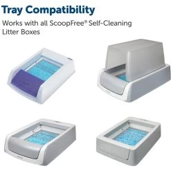 PetSafe ScoopFree Premium Crystal Litter 2-Pack & PetSafe ScoopFree Complete Reusable Litter Tray -Pet Cat Supplies Store 694158 PT8. AC SS1800 V1668549457