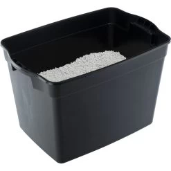 Ferplast "Jumpy" With Top Entrance Cat Litter Box, Black, Large -Pet Cat Supplies Store 703926 PT1. AC SS1800 V1668457299