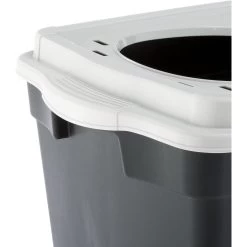 Ferplast "Jumpy" With Top Entrance Cat Litter Box, Black, Large -Pet Cat Supplies Store 703926 PT3. AC SS1800 V1668456944