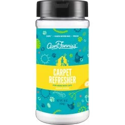 Aunt Fannie's Bright Lemon Scented Cat Carpet Deodorizer, 16-oz Bottle