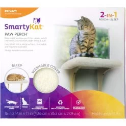 Petlinks SmartyKat Paw Perch Padded Indoor Cat Window Perch -Pet Cat Supplies Store 713011 PT6. AC SS1800 V1669239521