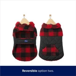 Frisco Reversible Medium Weight Boulder Plaid Dog & Cat Coat 12 Frisco Reversible Medium Weight Boulder Plaid Dog & Cat Coat -Pet Cat Supplies Store 717846 PT5. AC SS1800 V1692203021