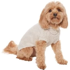 Frisco Sherpa Lined Chunky Cable Knit Dog & Cat Sweater -Pet Cat Supplies Store 718518 PT2. AC SS1800 V1703184630