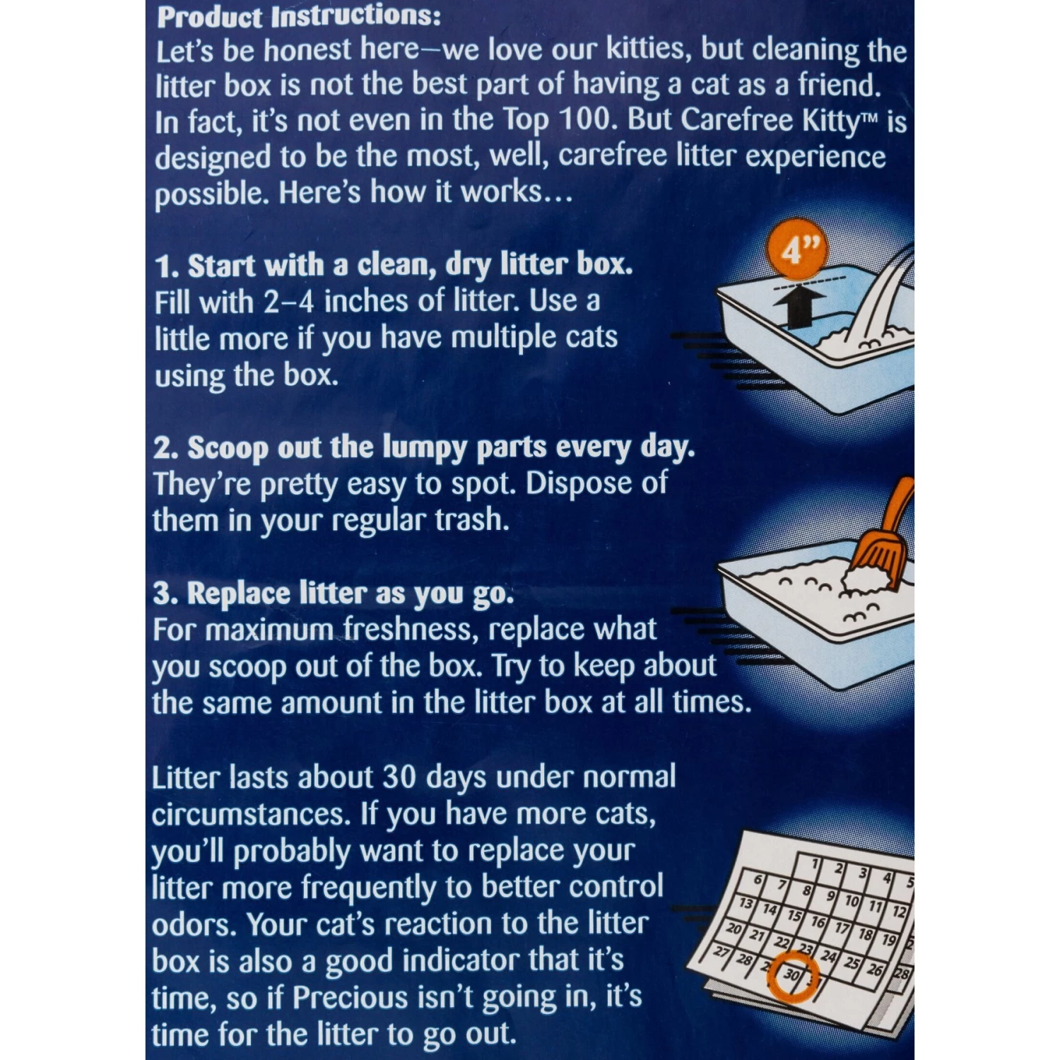 Premium Choice Carefree Fresh Scented Clumping Clay Cat Litter 8 Premium Choice Carefree Fresh Scented Clumping Clay Cat Litter - Image 6