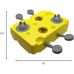 Ethical Pet Pounce A Mouse Treat Dispensing Cat Toy, Yellow 8 Ethical Pet Pounce A Mouse Treat Dispensing Cat Toy, Yellow -Pet Cat Supplies Store 736558 PT1. AC SS1800 V1683657545