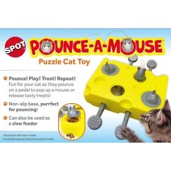 Ethical Pet Pounce A Mouse Treat Dispensing Cat Toy, Yellow 9 Ethical Pet Pounce A Mouse Treat Dispensing Cat Toy, Yellow -Pet Cat Supplies Store 736558 PT2. AC SS1800 V1683657545