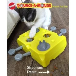 Ethical Pet Pounce A Mouse Treat Dispensing Cat Toy, Yellow 11 Ethical Pet Pounce A Mouse Treat Dispensing Cat Toy, Yellow -Pet Cat Supplies Store 736558 PT4. AC SS1800 V1683292715