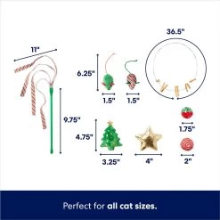 Frisco Holiday Cozy Christmas Sack Variety Pack Cat Toy With Catnip -Pet Cat Supplies Store 740054 PT2. AC SS1800 V1695046483