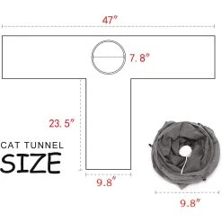 Ownpets T Shape Tunnel Cat Toy -Pet Cat Supplies Store 759094 PT6. AC SS1800 V1675375866