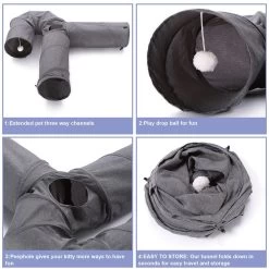 Ownpets U Shape Tunnel Cat Toy -Pet Cat Supplies Store 759110 PT4. AC SS1800 V1674512017