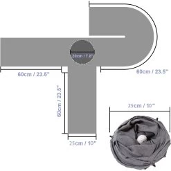 Ownpets U Shape Tunnel Cat Toy -Pet Cat Supplies Store 759110 PT6. AC SS1800 V1674512022