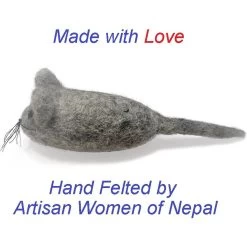 Earthtone Solutions Felted Wool Cat Mouse Toys, 3-pack -Pet Cat Supplies Store 762510 PT2. AC SS1800 V1676751055