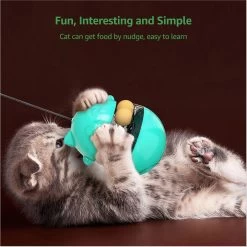 Shele Tumbler Interactive Cat Toy, Turquoise -Pet Cat Supplies Store 771334 PT3. AC SS1800 V1676298699