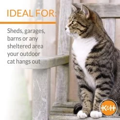 K&H Pet Products Thermo Mod Cat Shelter Weatherproof Outdoor Heated Cat House -Pet Cat Supplies Store 78552 PT5. AC SS1800 V1696516429
