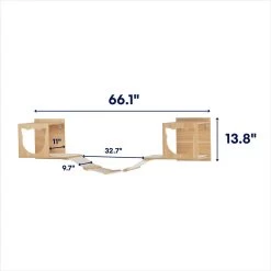 Frisco Cushioned Wall Mounted Cat Wall Shelf & Frisco Cat Silhouette With Bridge Wall Mounted Cat Wall Shelves -Pet Cat Supplies Store 785550 PT7. AC SS1800 V1677600275