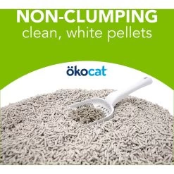 Okocat Dust-Free Unscented Non-Clumping Paper Pellet Cat Litter -Pet Cat Supplies Store 78964 PT5. AC SS1800 V1588887357