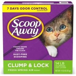 Scoop Away Clump & Lock Scented Clumping Clay Cat Litter 16 Scoop Away Clump & Lock Scented Clumping Clay Cat Litter -Pet Cat Supplies Store 80310 PT5. AC SS1800 V1694459346