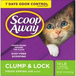 Scoop Away Clump & Lock Scented Clumping Clay Cat Litter 17 Scoop Away Clump & Lock Scented Clumping Clay Cat Litter -Pet Cat Supplies Store 80310 PT6. AC SS1800 V1694458828