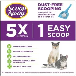 Scoop Away Clump & Lock Scented Clumping Clay Cat Litter 18 Scoop Away Clump & Lock Scented Clumping Clay Cat Litter -Pet Cat Supplies Store 80310 PT7. AC SS1800 V1586179741