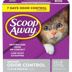 Scoop Away Clean Breeze Scented Clumping Clay Cat Litter -Pet Cat Supplies Store 80313 PT4. AC SS1800 V1694465214