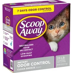 Scoop Away Clean Breeze Scented Clumping Clay Cat Litter -Pet Cat Supplies Store 80313 PT6. AC SS1800 V1694455090